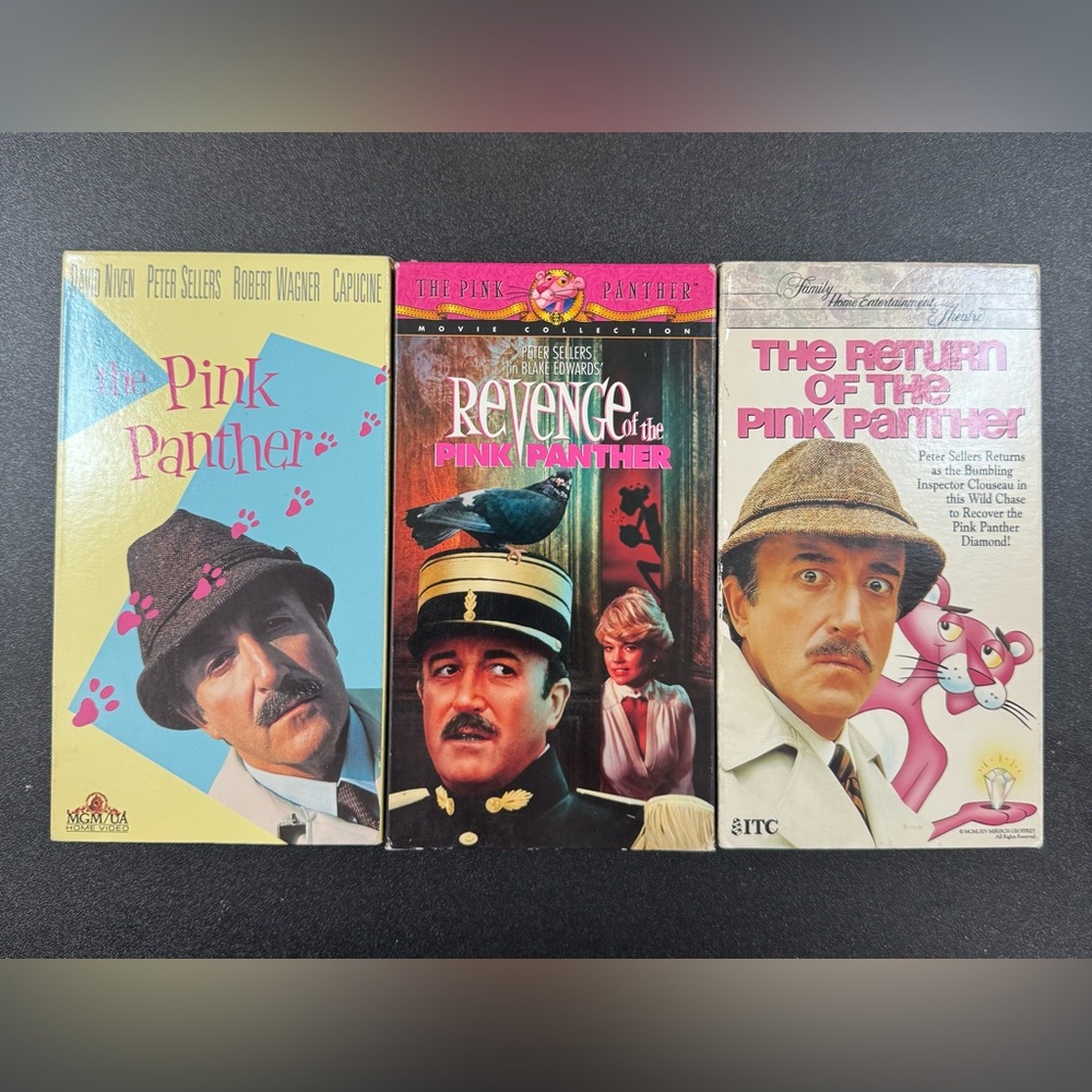 The Pink Panther VHS Collection (bundled 3)